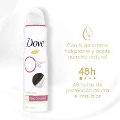 Desodorante Spray 0% Aluminiun Salts Invisible Care