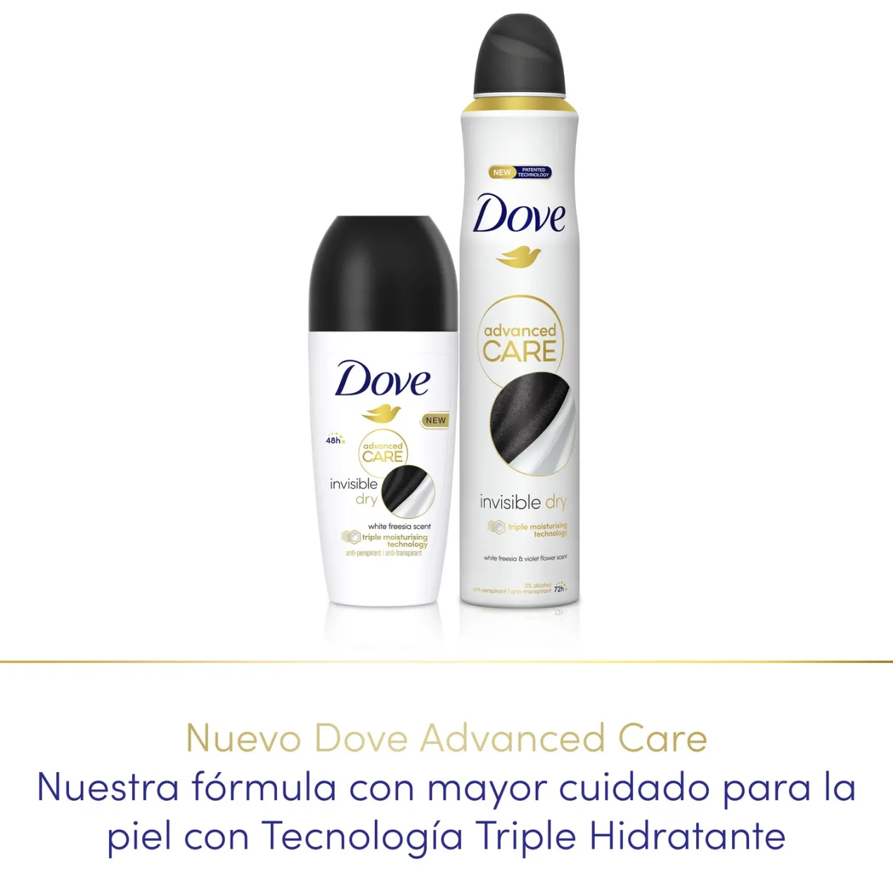 Desodorante Spray Antitranspirante Advanced Care Invisible Dry