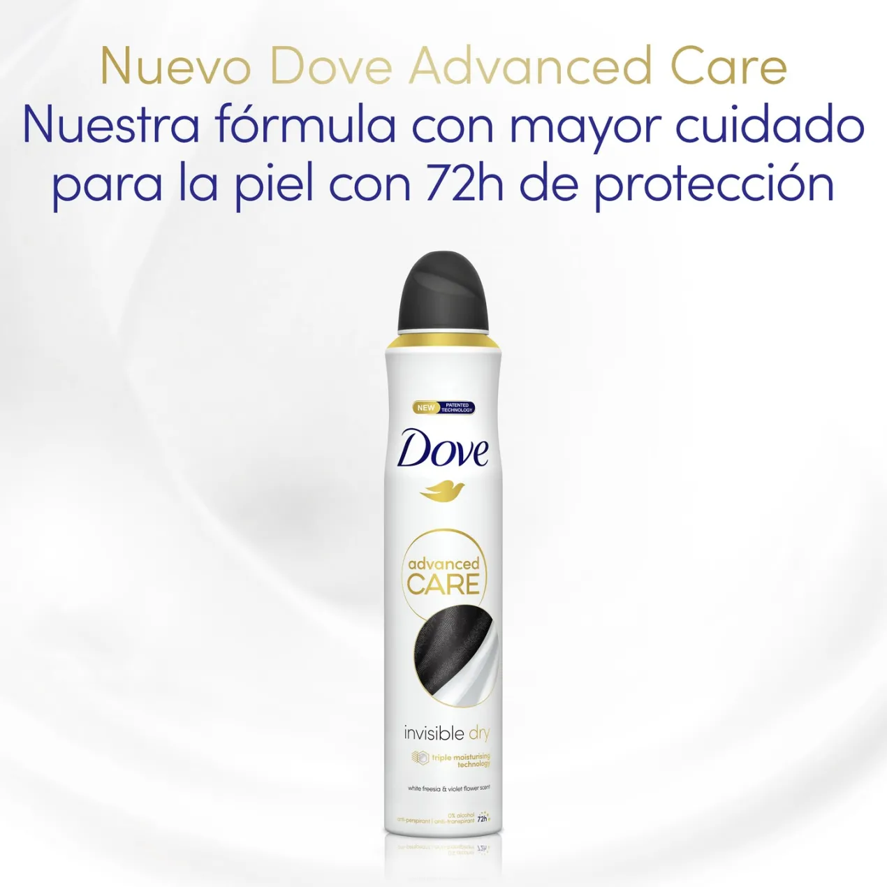 Desodorante Spray Antitranspirante Advanced Care Invisible Dry