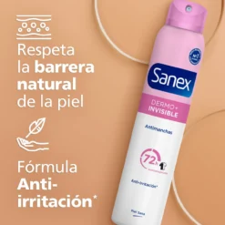 Desodorante Spray Dermo Invisible Protección Antitranspirante 72h