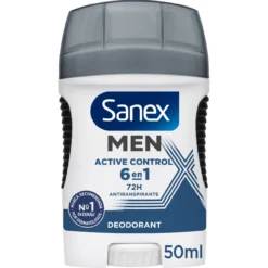 Desodorante Stick Men Active Control 6 en 1 72h Anti-Transpirante