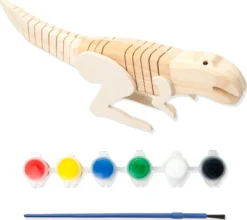 Dinosaurio de Madera para Pintar