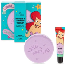 Disney Princess Bomba de Baño + Bálsamo Labial