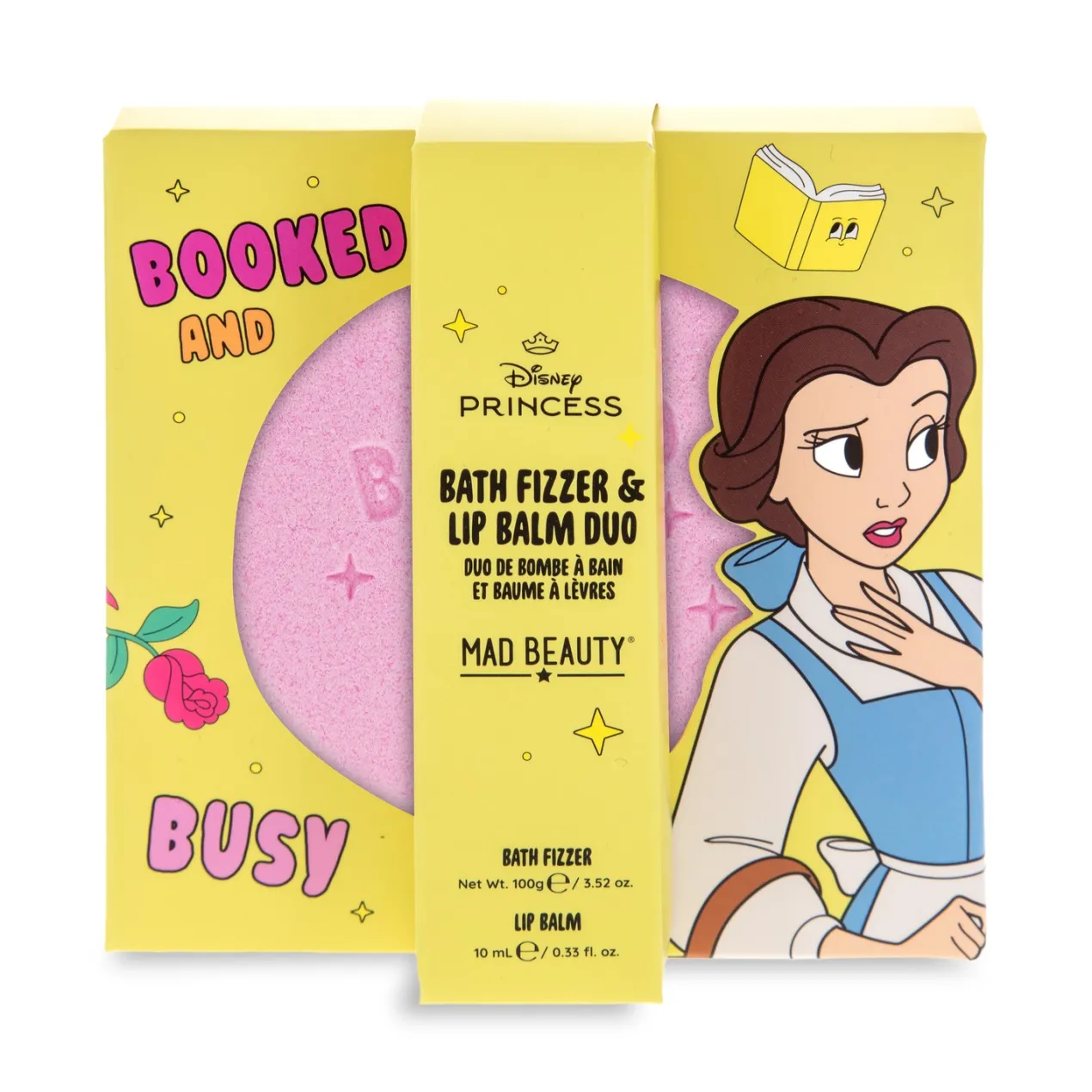 Disney Princess Bomba de Baño + Bálsamo Labial