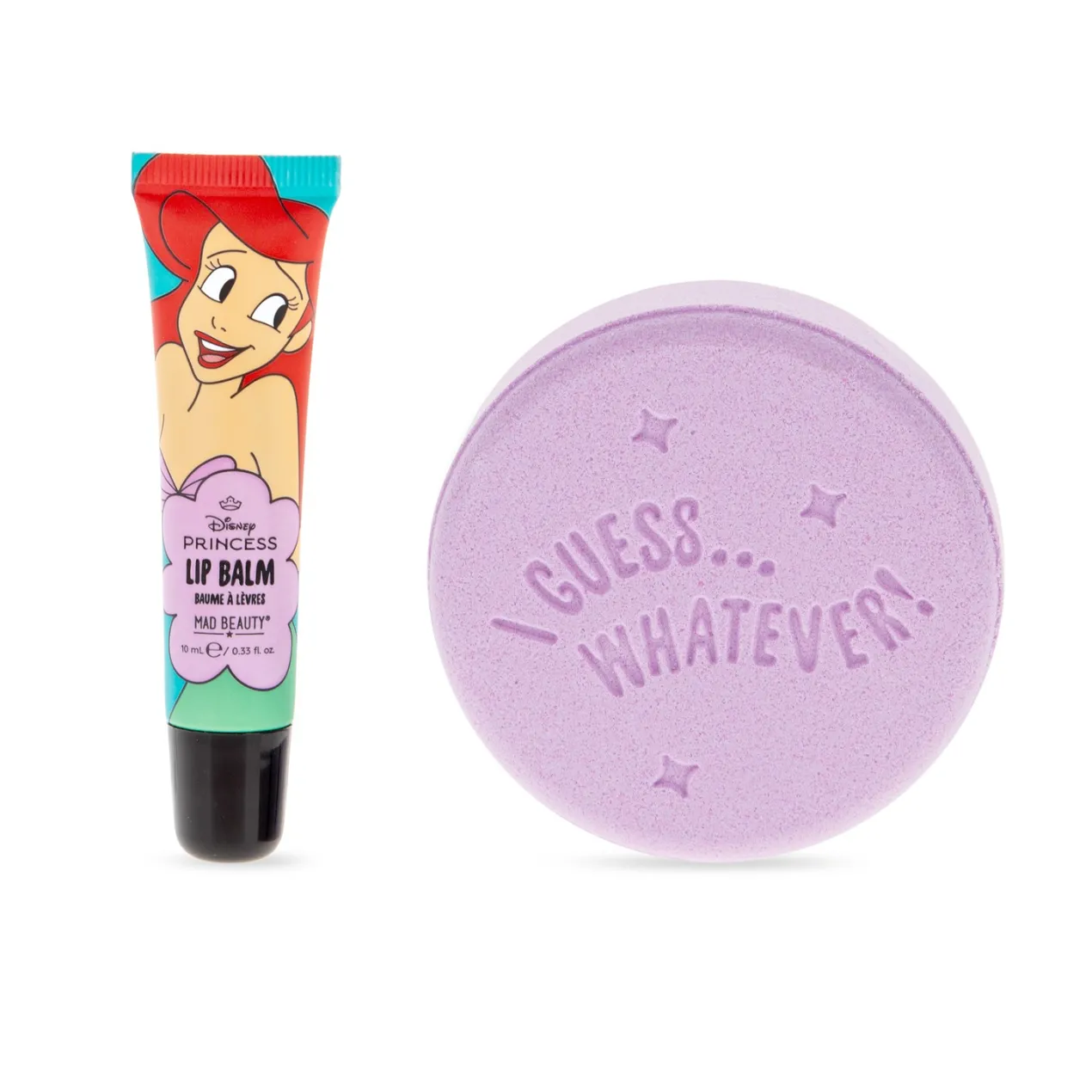Disney Princess Bomba de Baño + Bálsamo Labial