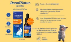 DormiNatur Gotas Melatonina Para Niños Sabor Vainilla