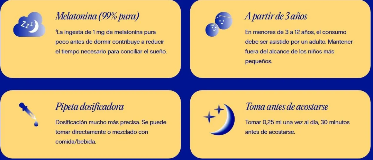 DormiNatur Gotas Melatonina Para Niños Sabor Vainilla