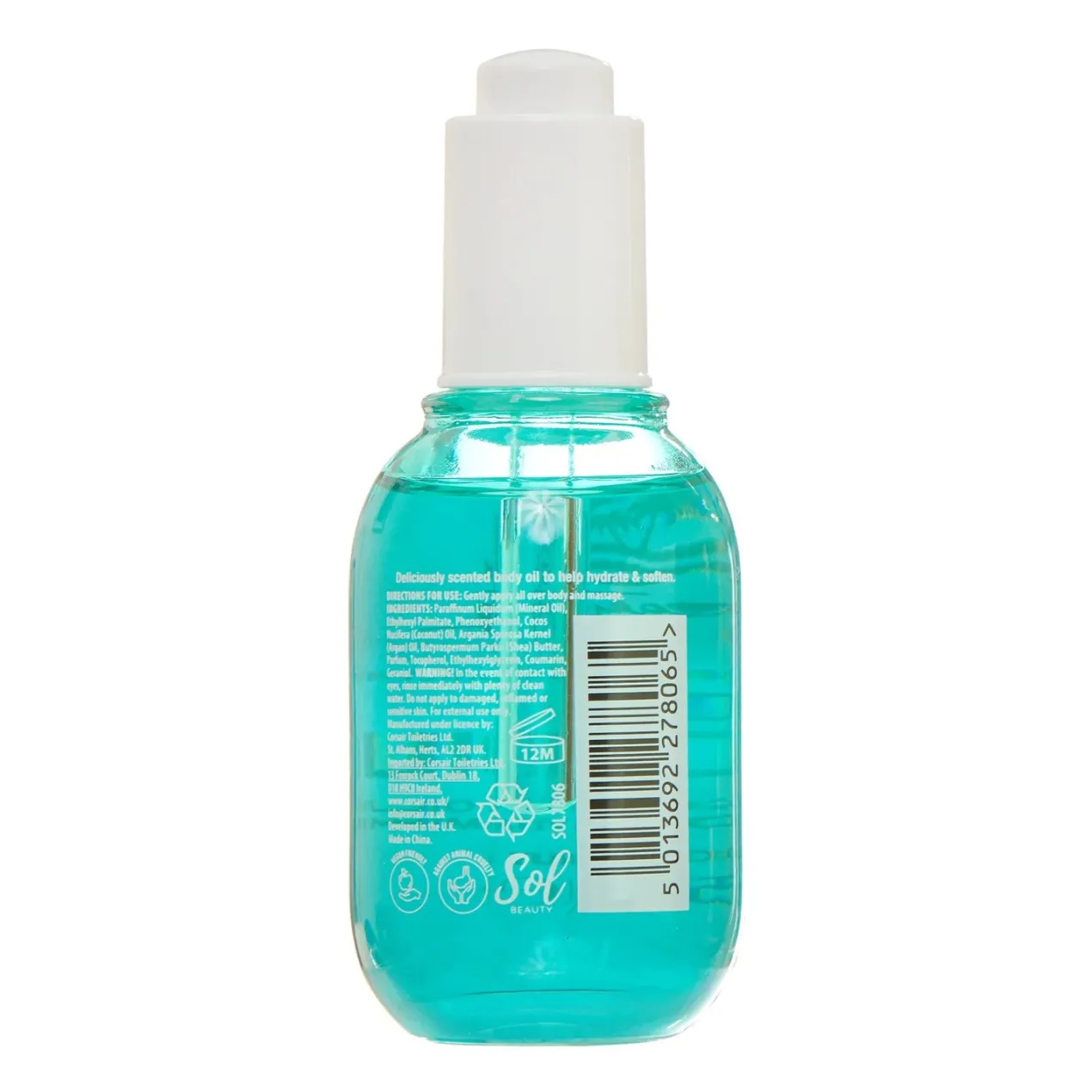 Dry Body Oil Aceite Seco Corporal con Aroma a Coco