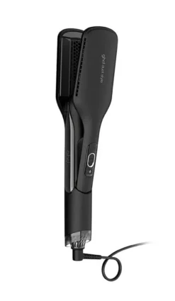 Duet Style Black Plancha de Pelo de Aire Caliente 2 en 1