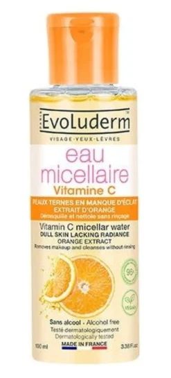 Eau Micellaire Agua Micelar Desmaquillante con Vitamina C