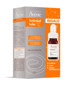 Eau Thermale Pack Solar Crema Antiedad + Mini Serum Vitamin Activ Cg