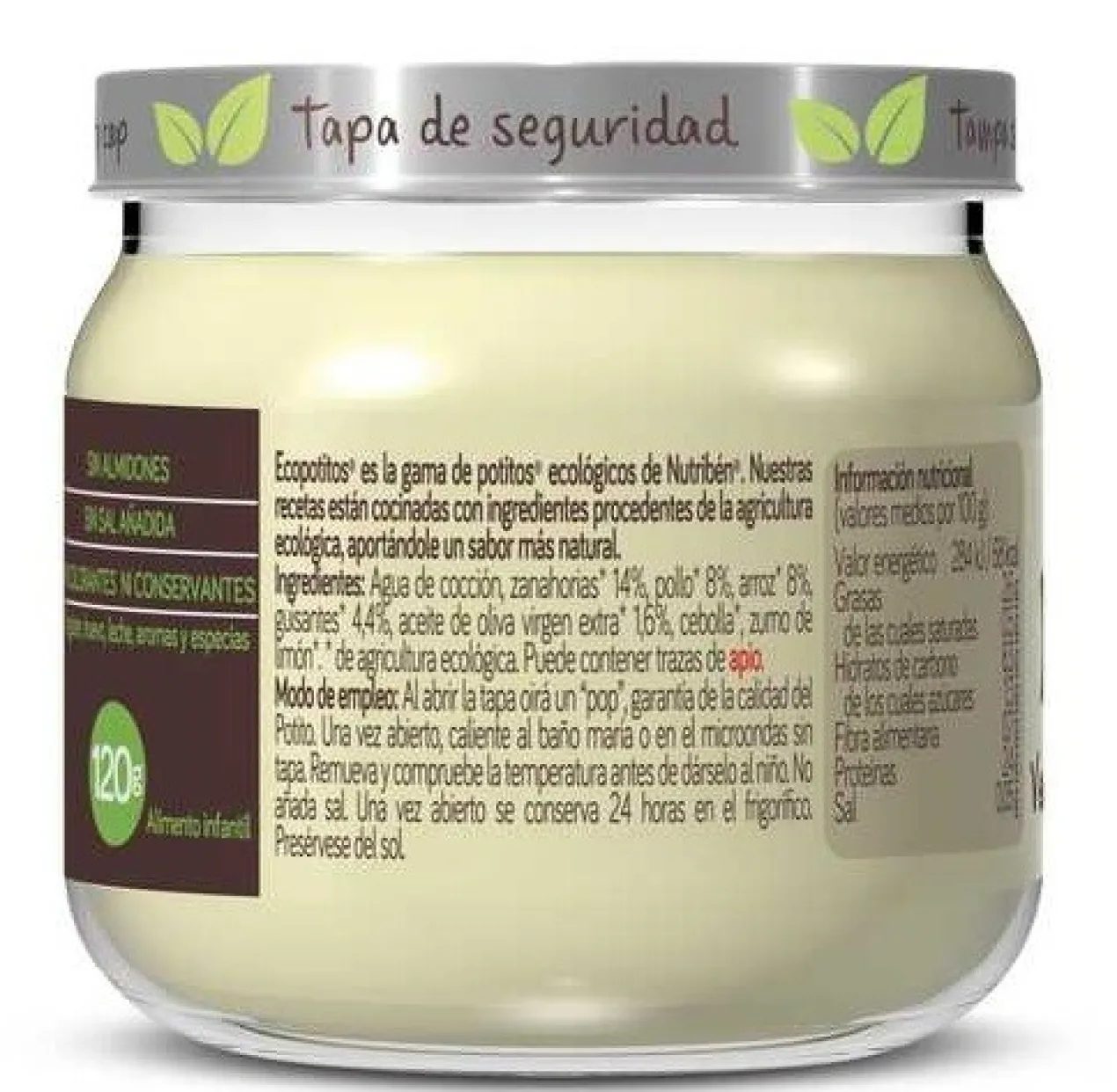 Ecopotito Pollo de Corral con Verduras