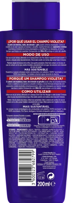 ELVIVE Color Vive Champú Violeta Matizador