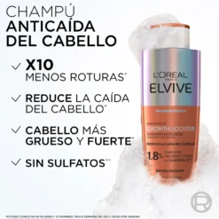 Elvive Growth Booster Champú Anticaída