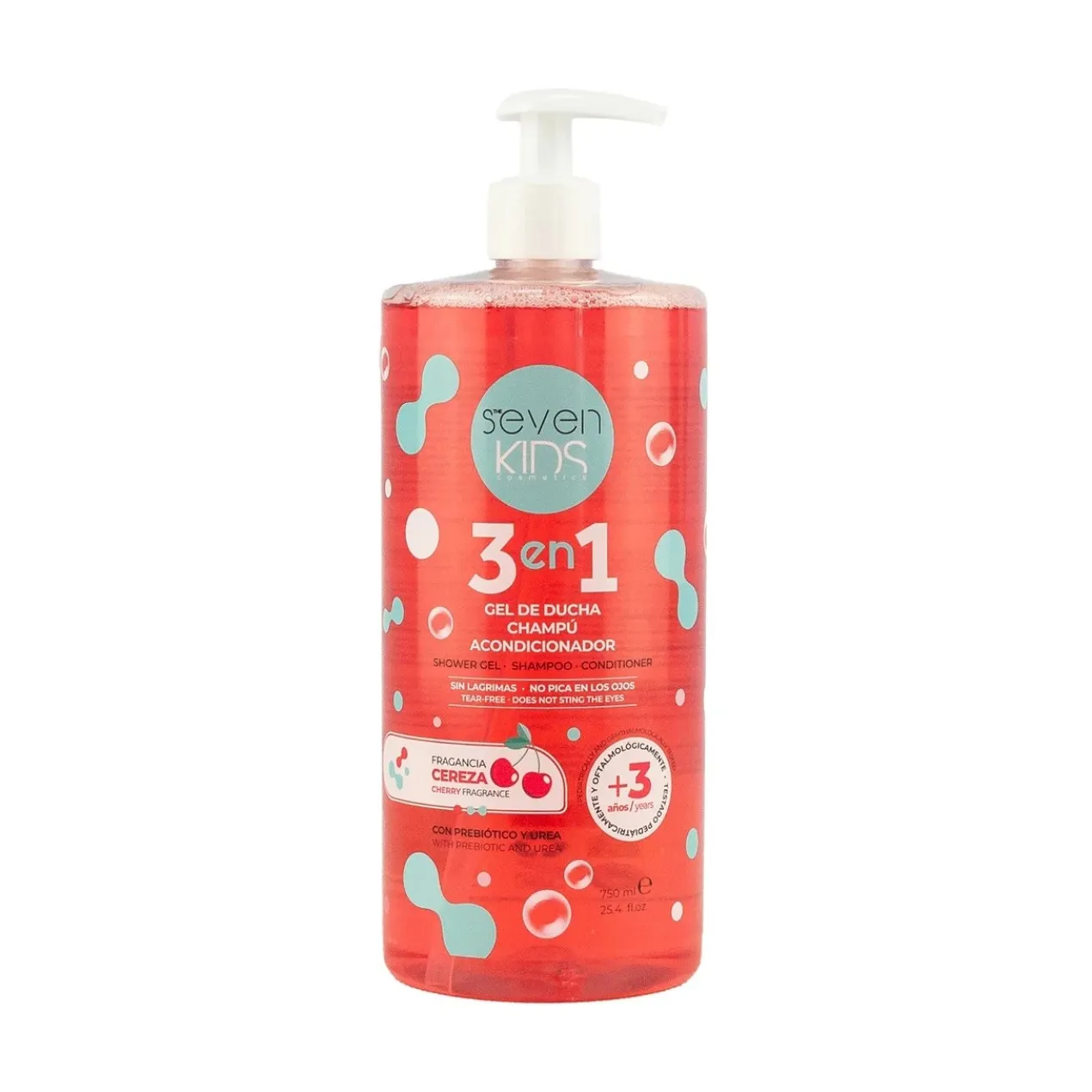 3 en 1 Gel de Ducha + Champú + Acondicionador