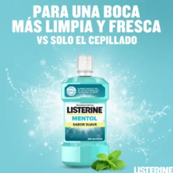 Enjuague Bucal Mentol Sabor Suave Zero Alcohol