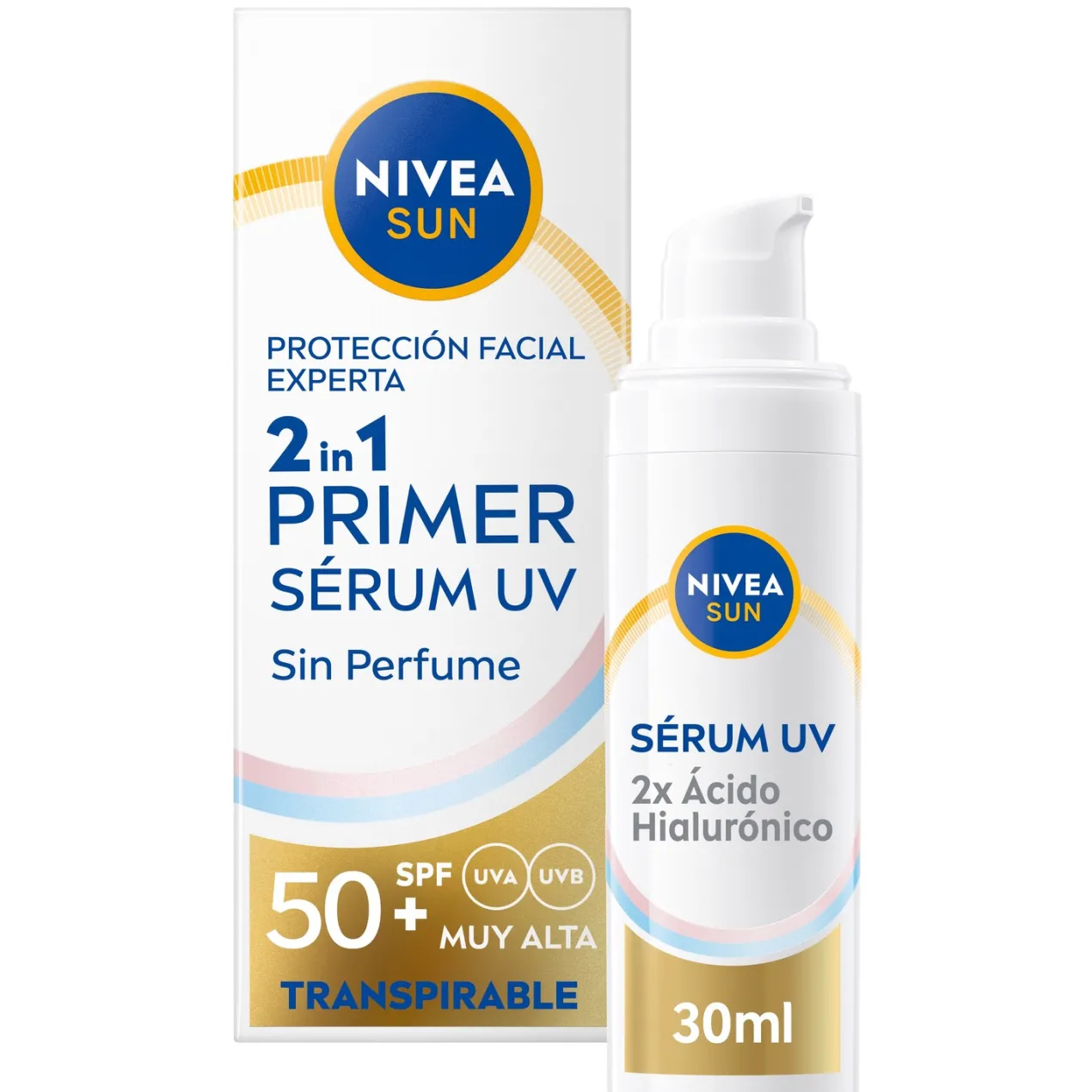 2 en 1 Primer Serum UV Diario Protección Facial SPF50+