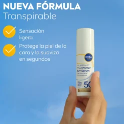 2 en 1 Primer Serum UV Diario Protección Facial SPF50+