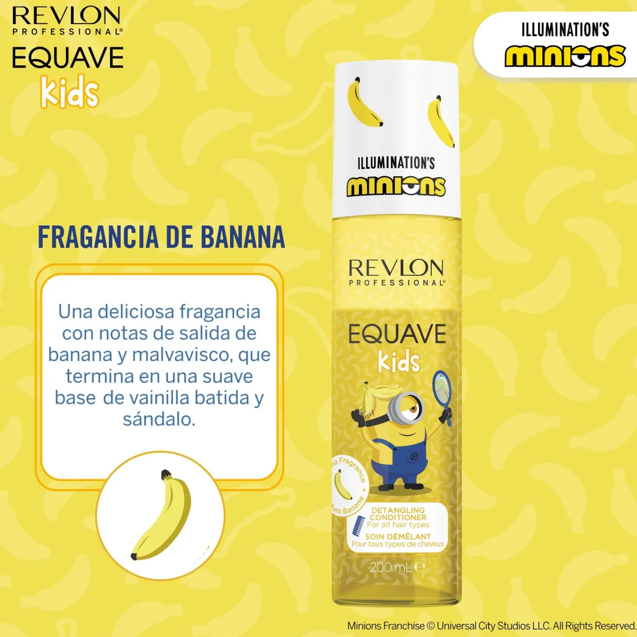 Equave Kids Minions Acondicionador Desenredante