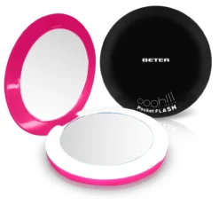 Espejo de Bolsillo Doble Luz Led X10