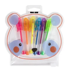 Estuche Osito con 6 Mini Bolis de Colores