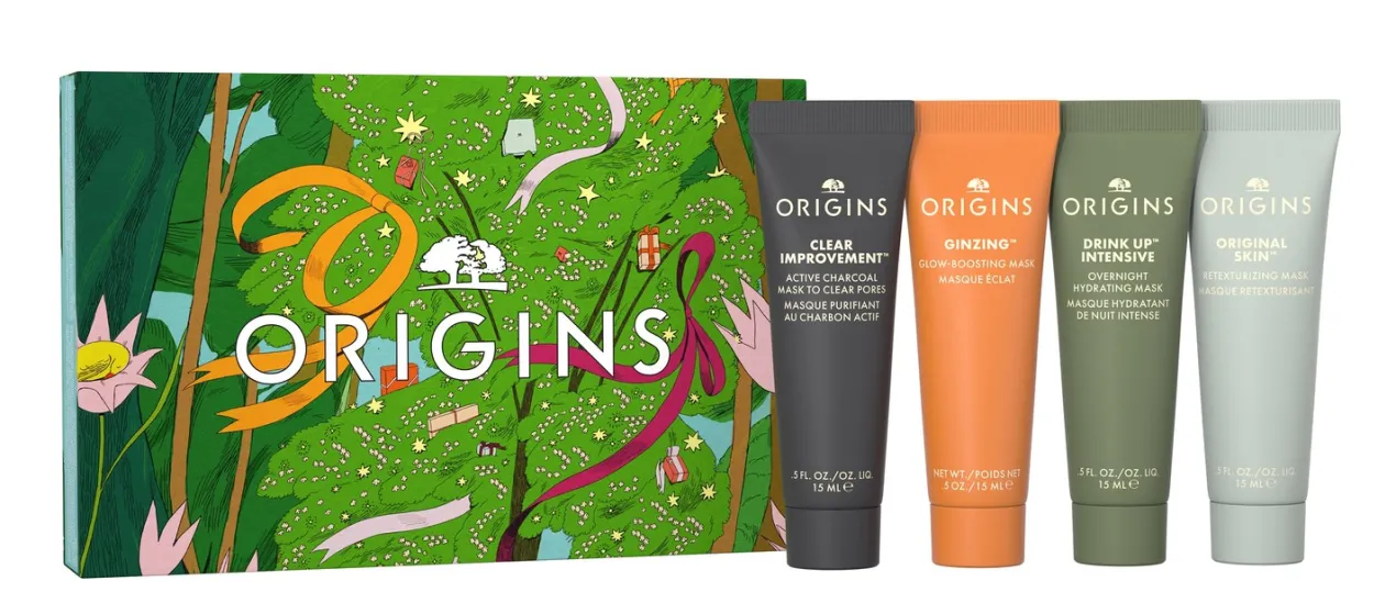 Estuche de Navidad 4 Mascarillas Faciales