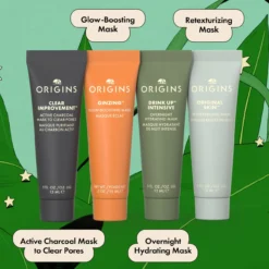 Estuche de Navidad 4 Mascarillas Faciales