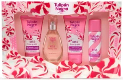 Estuche Kiss Tulipán Negro Fresa y Nata