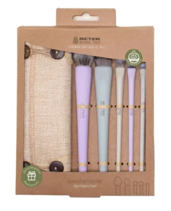 Estuche Manta 5 Brochas Natural Fiber