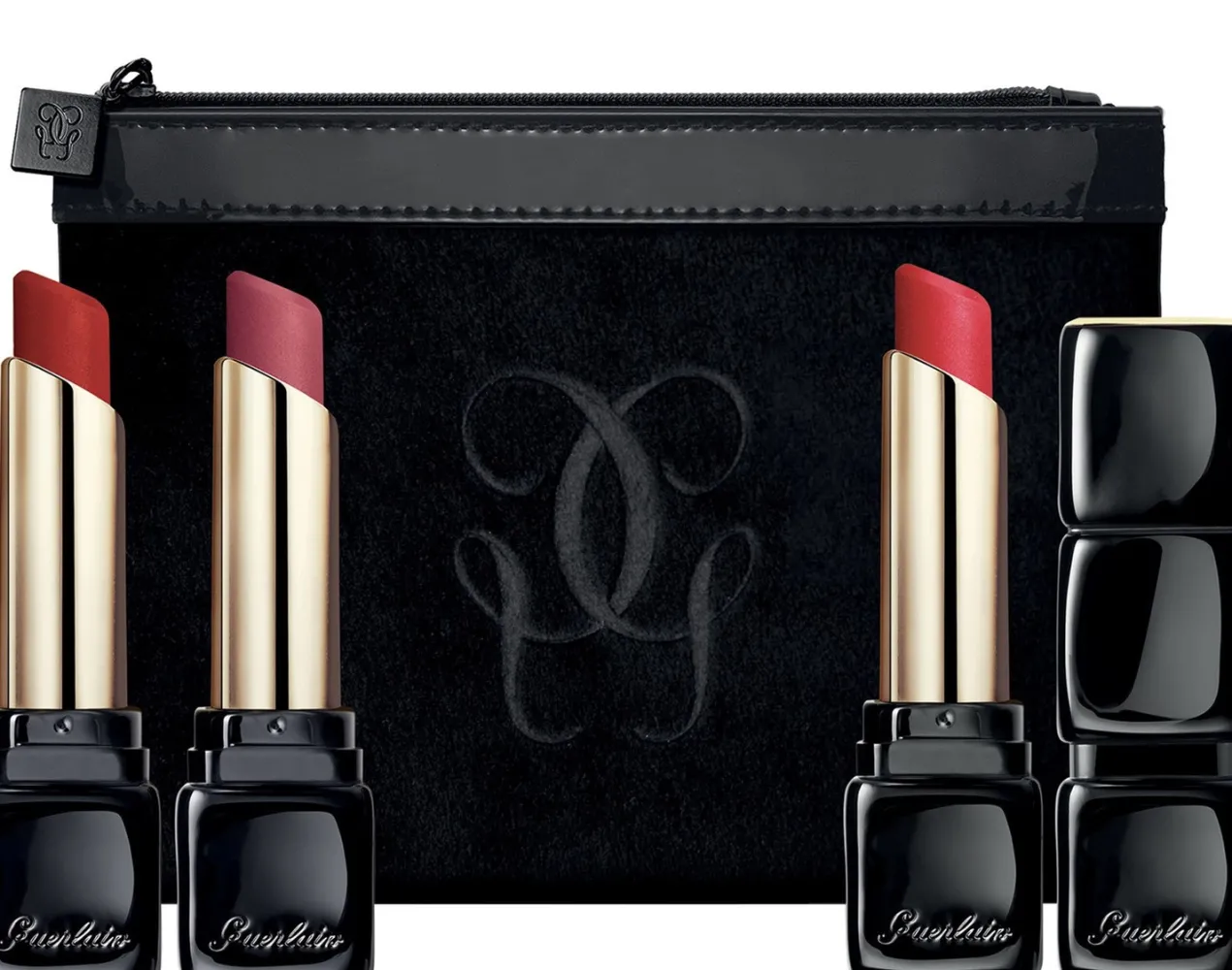 Estuche Trio Labios Kiss Kiss Tender Matte + Neceser
