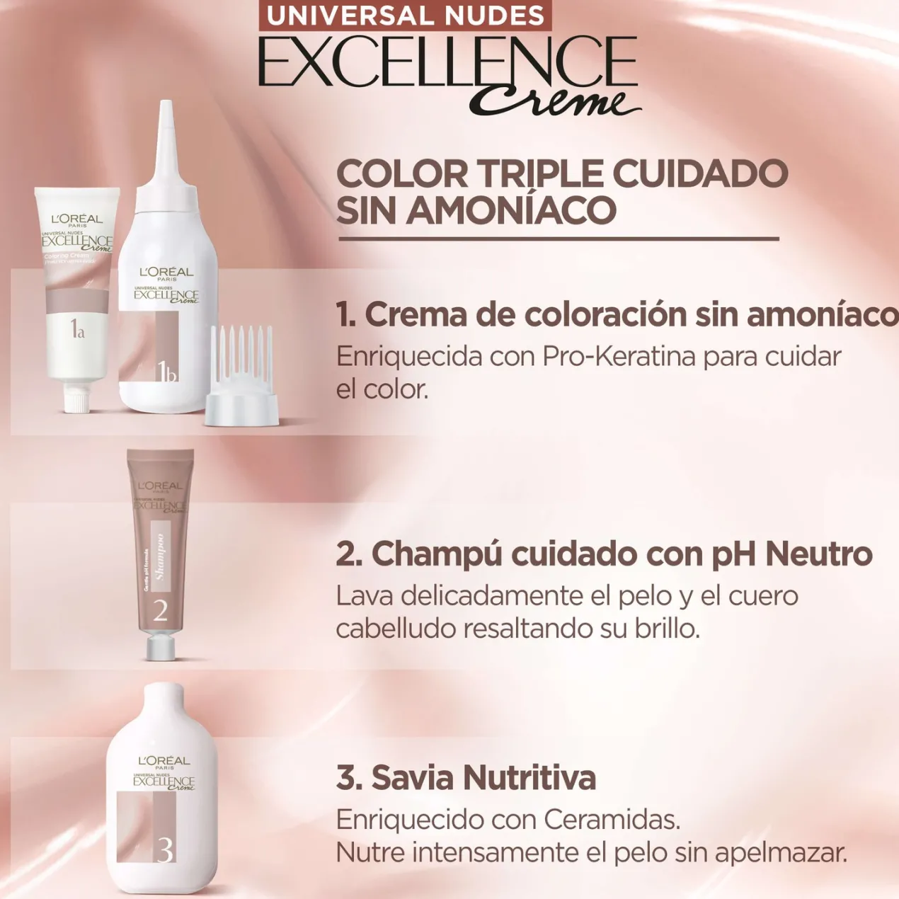 Excellence Creme Tintes Universal Nudes