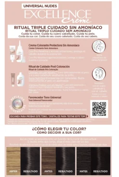 Excellence Creme Tintes Universal Nudes