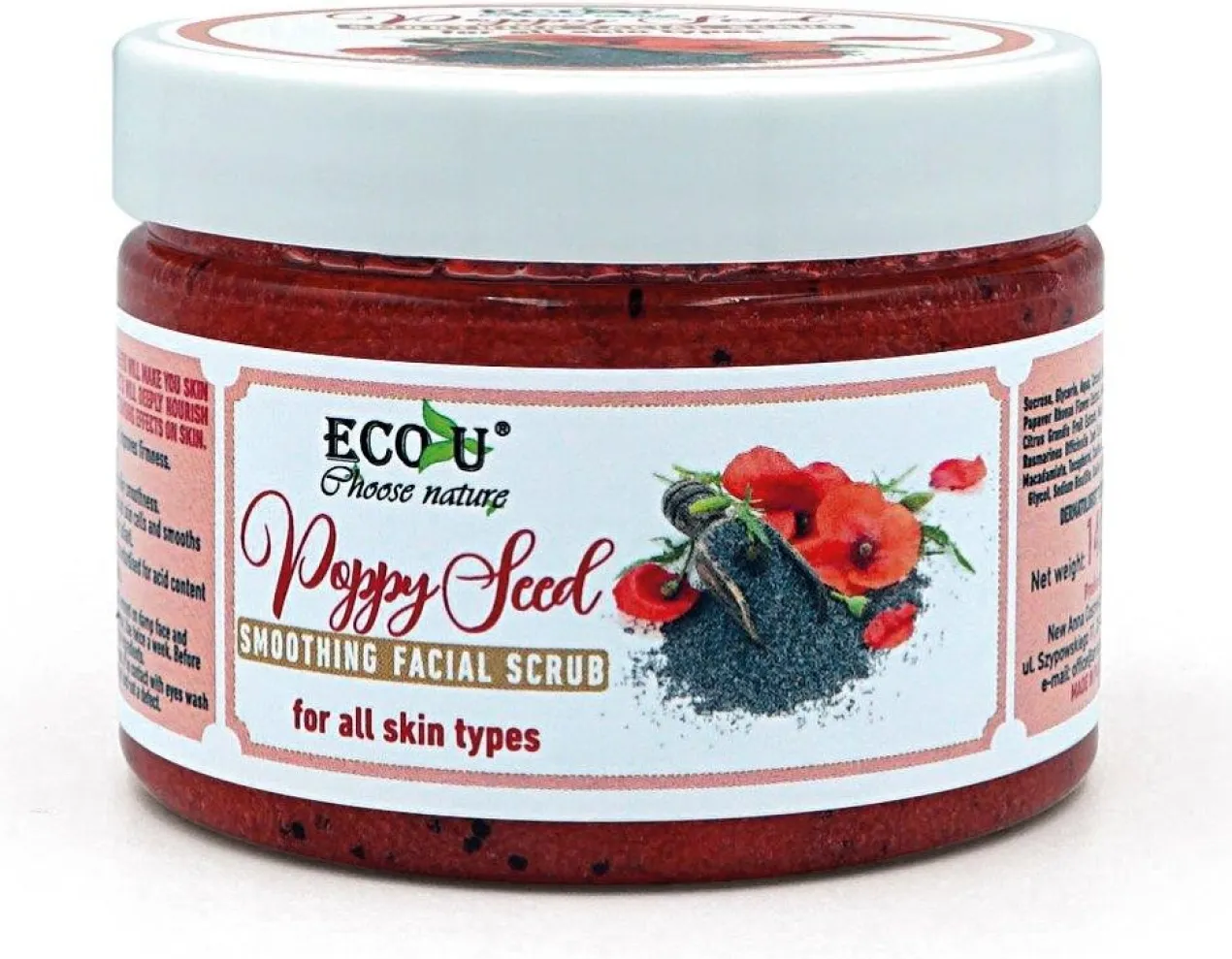 Exfoliante Facial de Semillas de Amapola