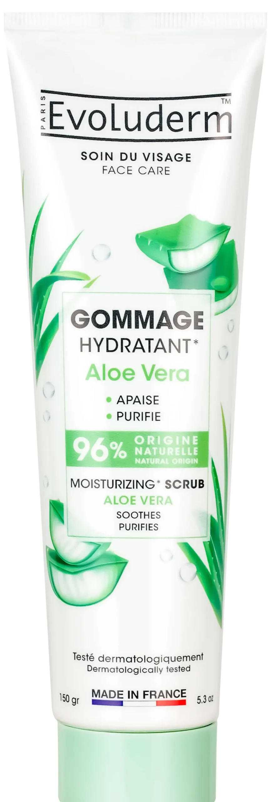 Exfoliante Facial Hidratante con Aloe Vera