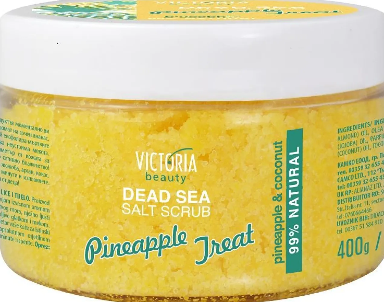 Exfoliante Facial y Corporal con Sabor a Piña