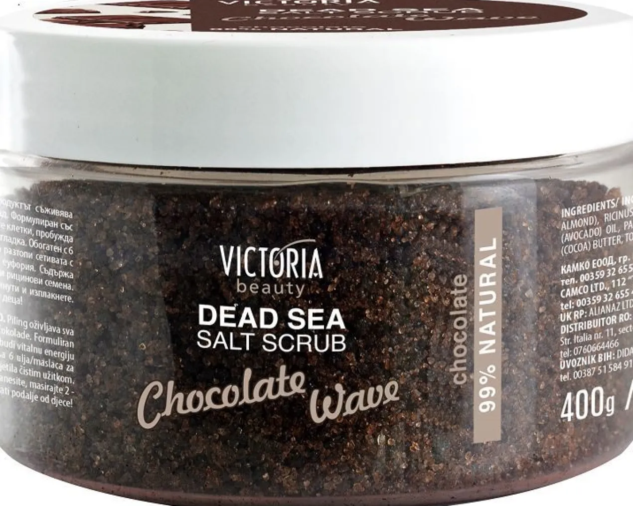 Exfoliante Facial y Corporal Con Ondas de Chocolate