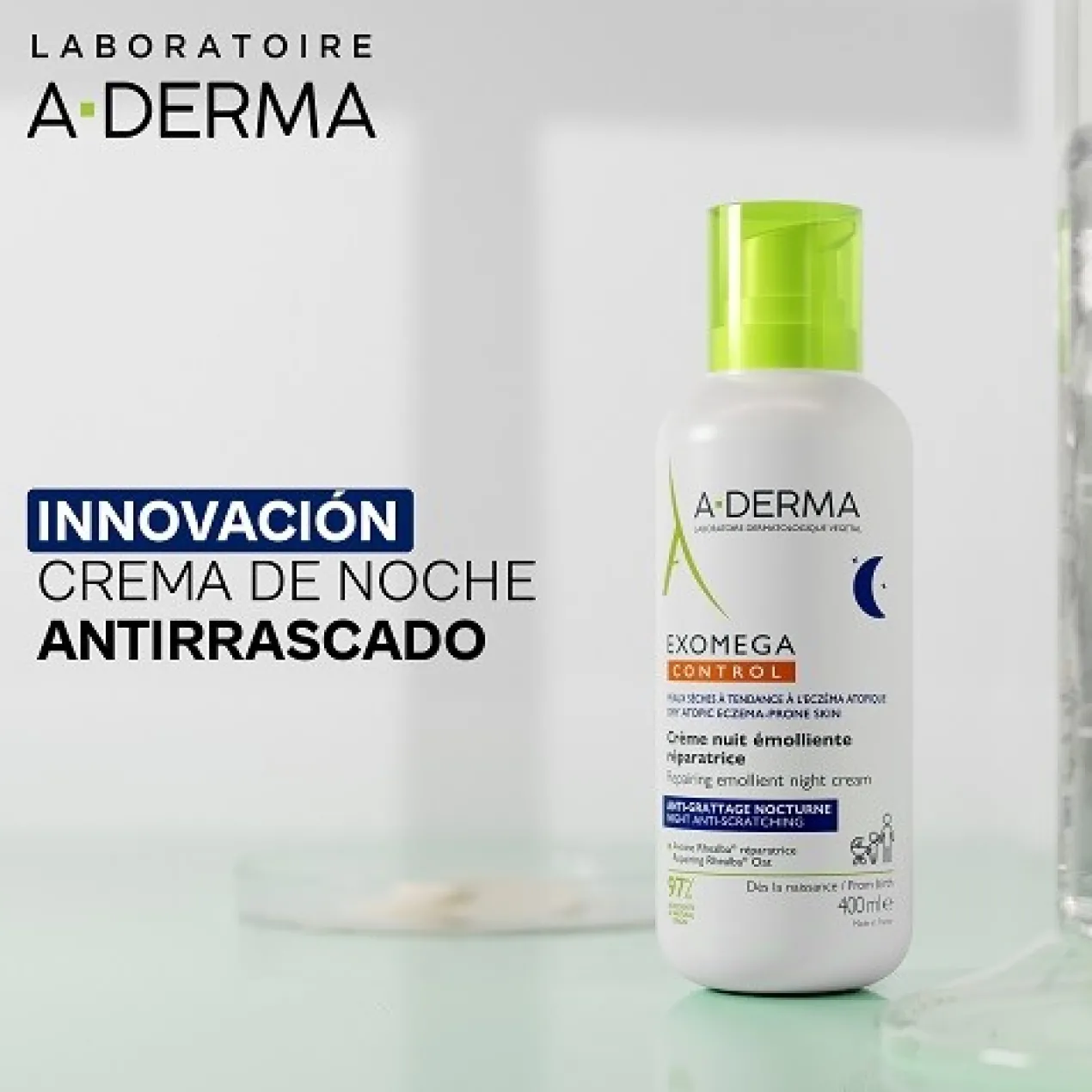 Exomega Crema de Noche Para Piel Seca