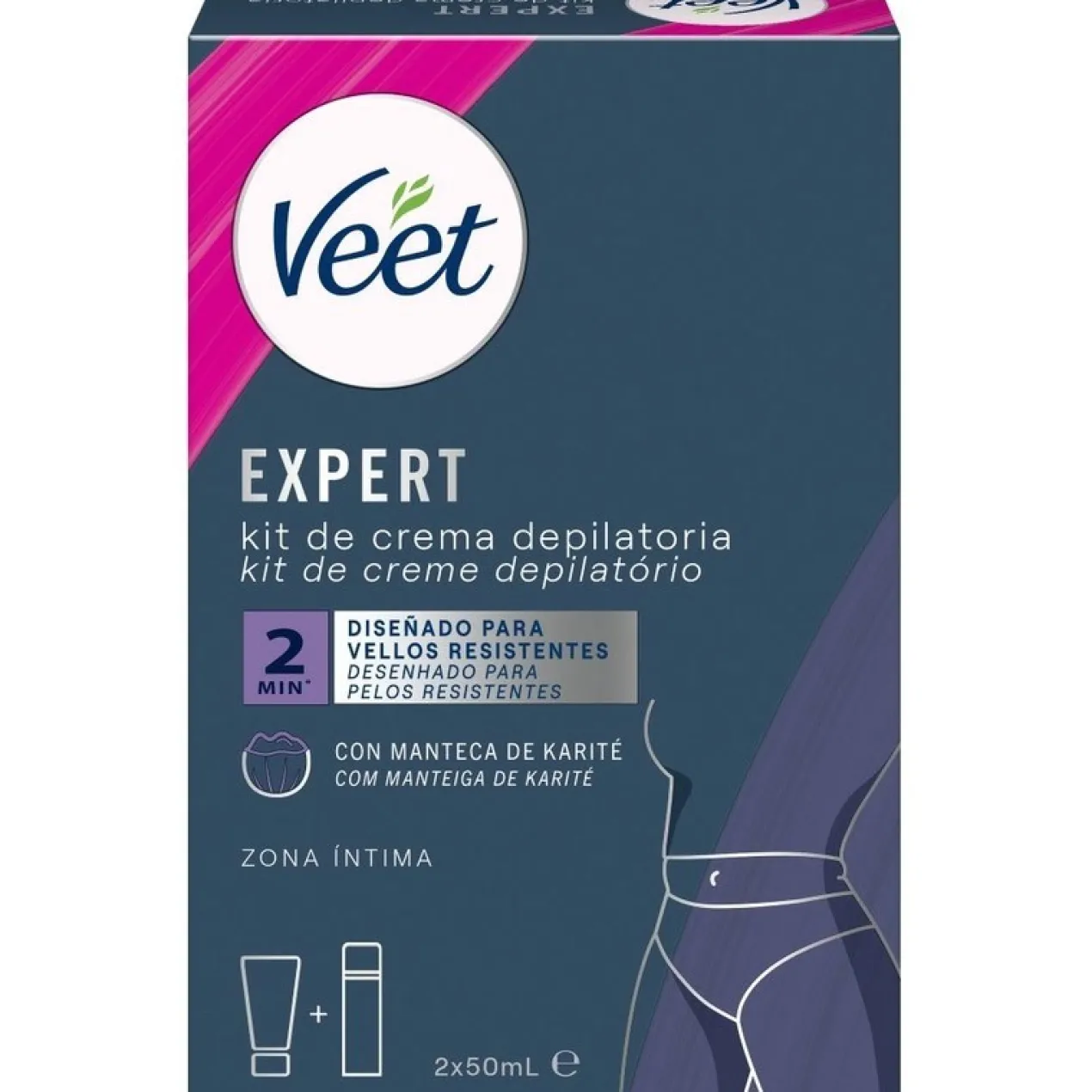 Expert Kit de Crema Depilatoria Zona Íntima