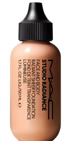 Face & Body Studio Radiance Base de Maquillaje Ultraligera para Cuerpo y Rostro
