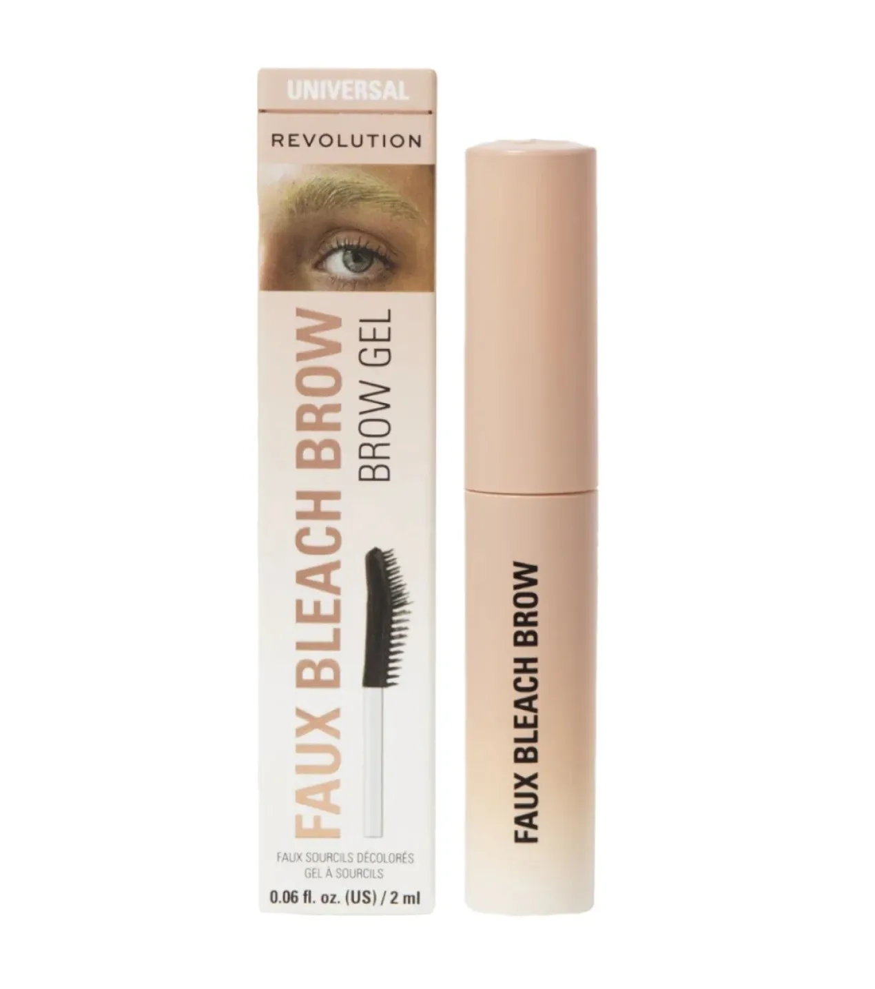 Faux Bleach Brow Gel para Cejas con Color