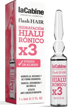 Flash Hair Ampollas Capilares Hidratación Hialurónico