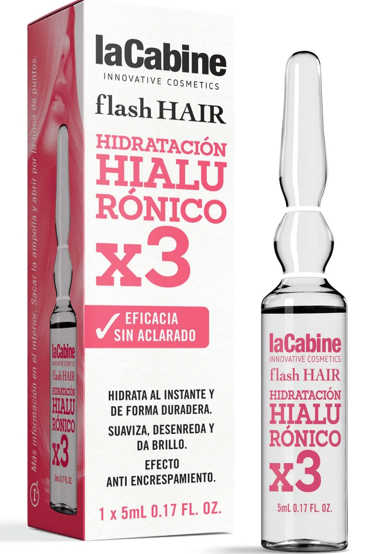 Flash Hair Ampollas Capilares Hidratación Hialurónico
