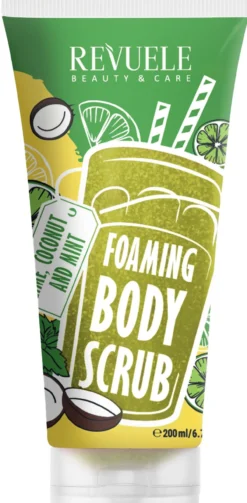 Foaming Body Scrub Exfoliante Corporal de Lima, Coco y Menta