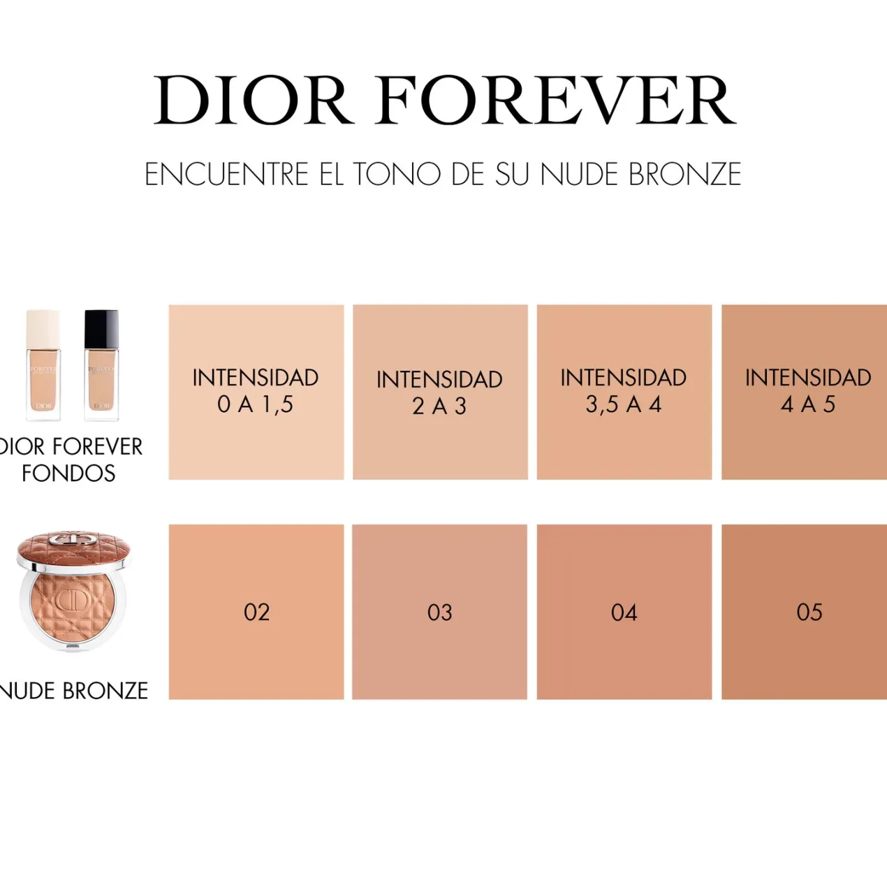 Forever Nude Bronze Polvos Bronceadores Acabado Radiante Natural o Mate