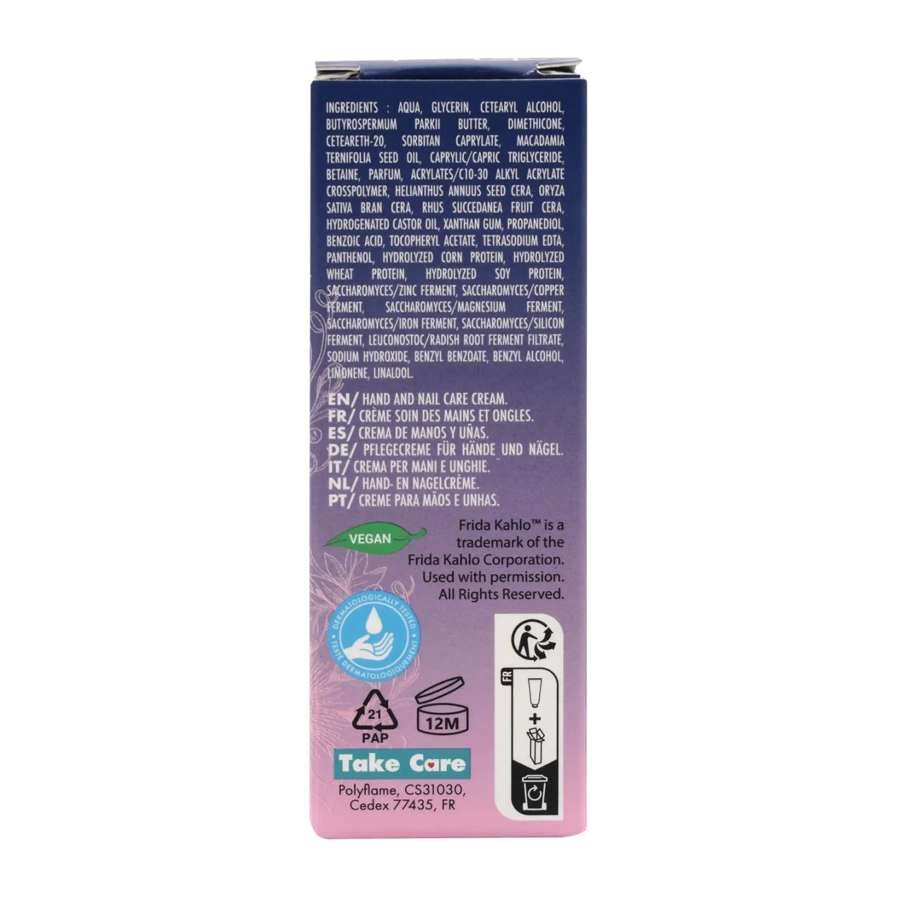 Frida Kahlo Crema para Manos y Uñas