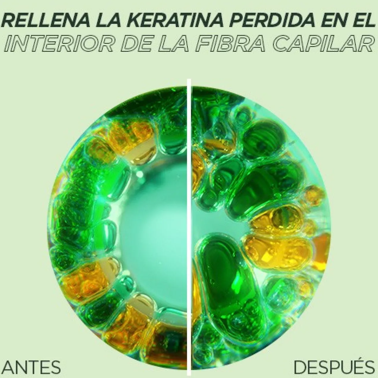 Fructis Crema sin Aclarado 10-en-1 Adiós Daños con Aceite de Marula para cabello dañado