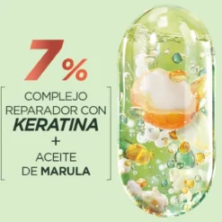 Fructis Crema sin Aclarado 10-en-1 Adiós Daños con Aceite de Marula para cabello dañado