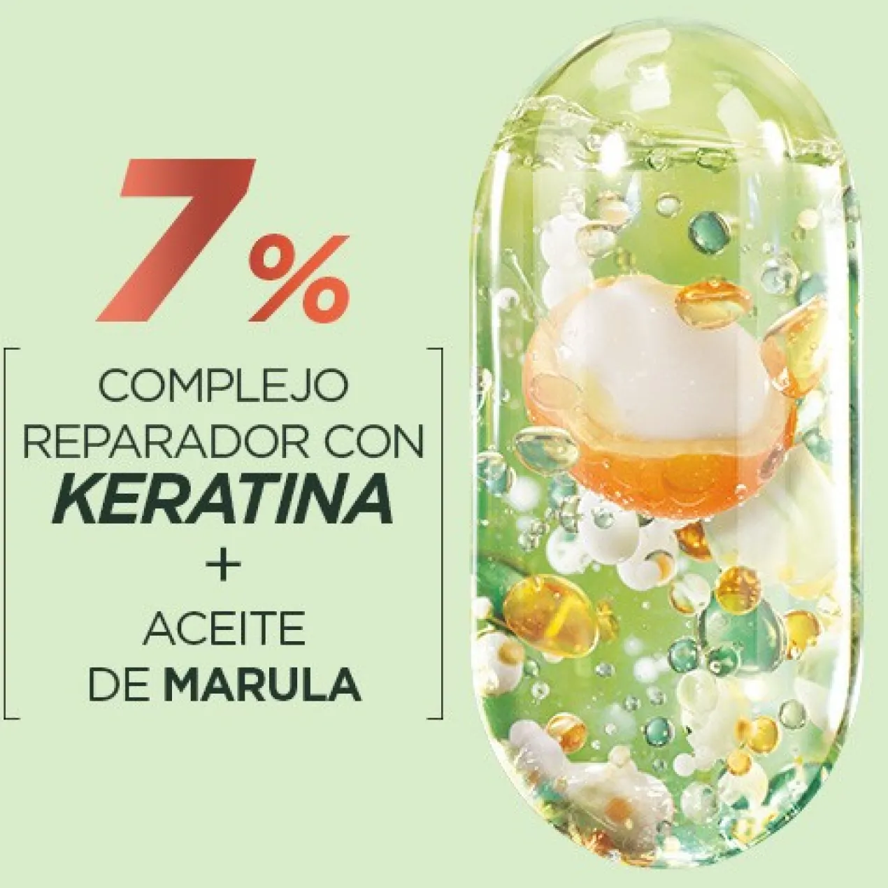Fructis Crema sin Aclarado 10-en-1 Adiós Daños con Aceite de Marula para cabello dañado