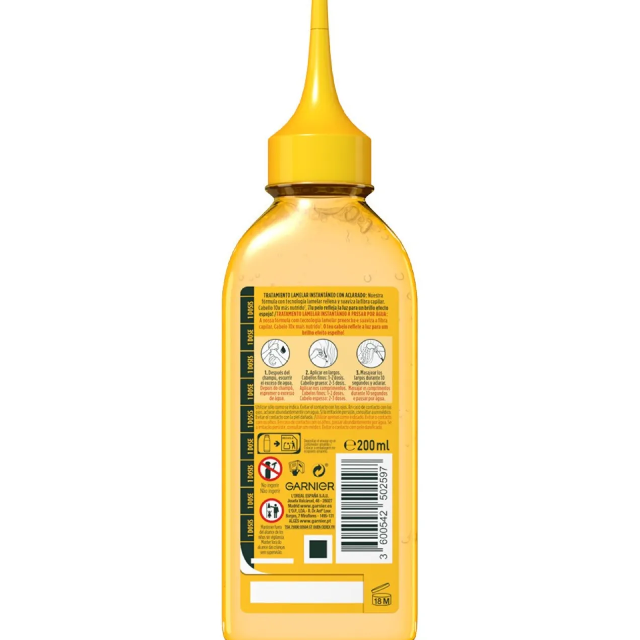 Fructis Hair Drink Tratamiento Banana Ultra Nutritiva