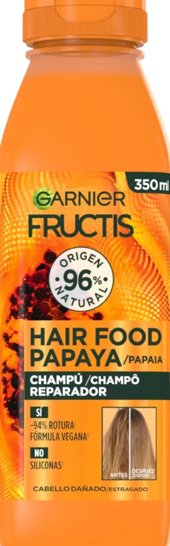 Fructis Hair Food Champú Papaya Reparadora